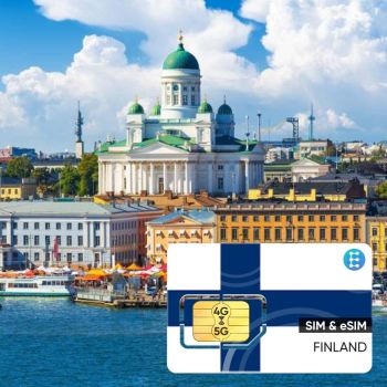 Sim Du Lịch Phần Lan 15 Ngày Tốc Độ Cao 4G (Finland)